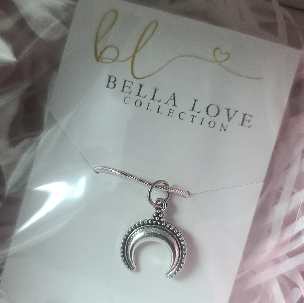 Crescent moon necklace